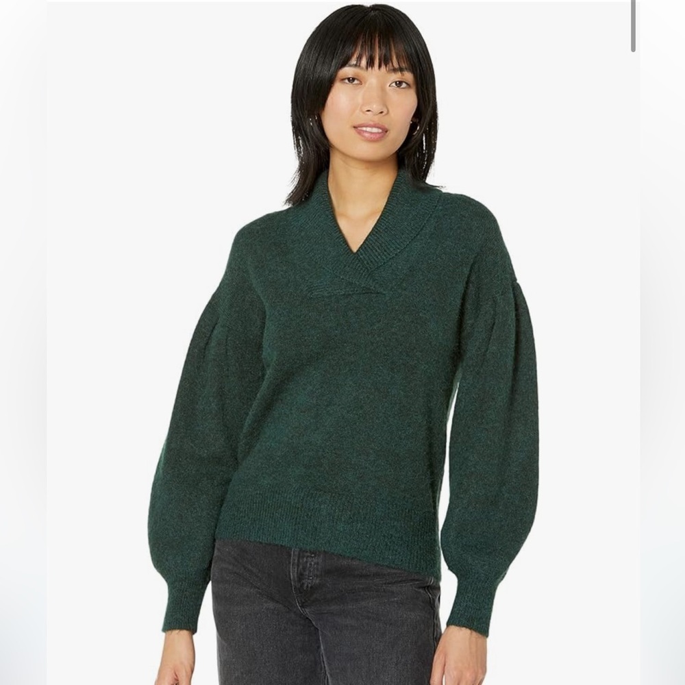 Madewell Vinson Shawl-Collar Pullover Sweater
